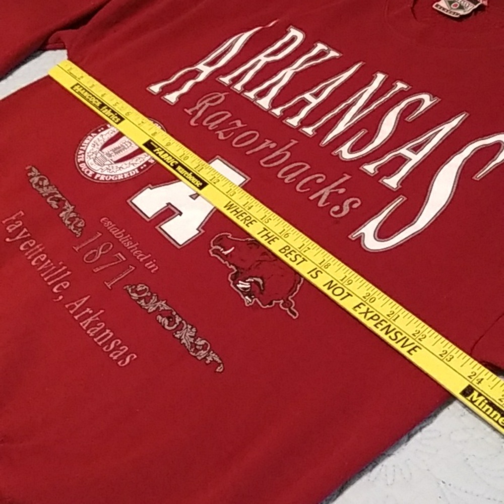 Arkansas Razorbacks crew neck sweatshirt - Picture 3 of 5